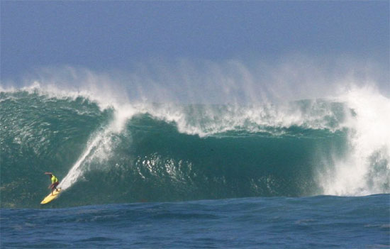 hawaii north shore Waimea Bay surfer surfing